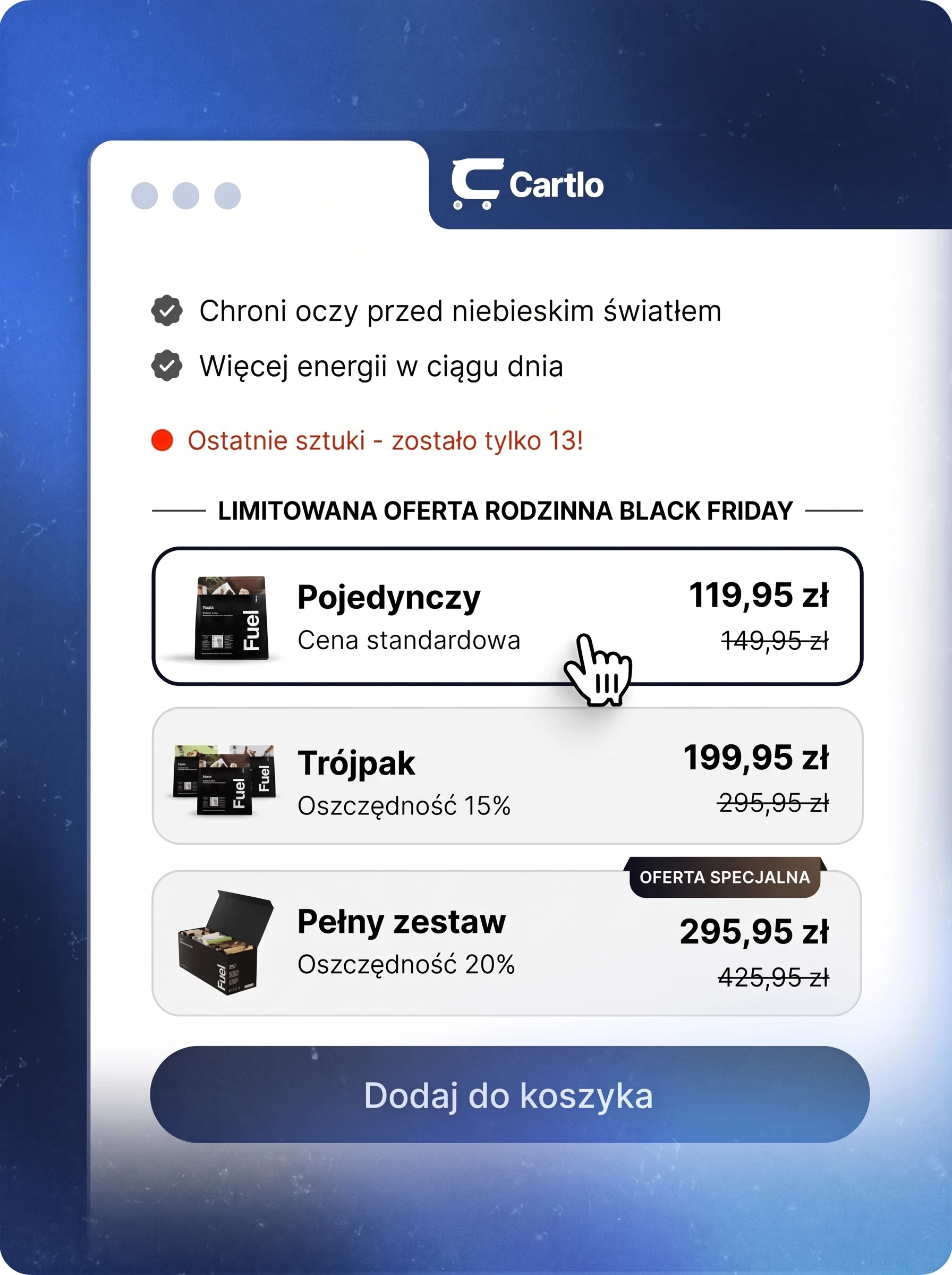 Pakiety ilościowe i gratisy